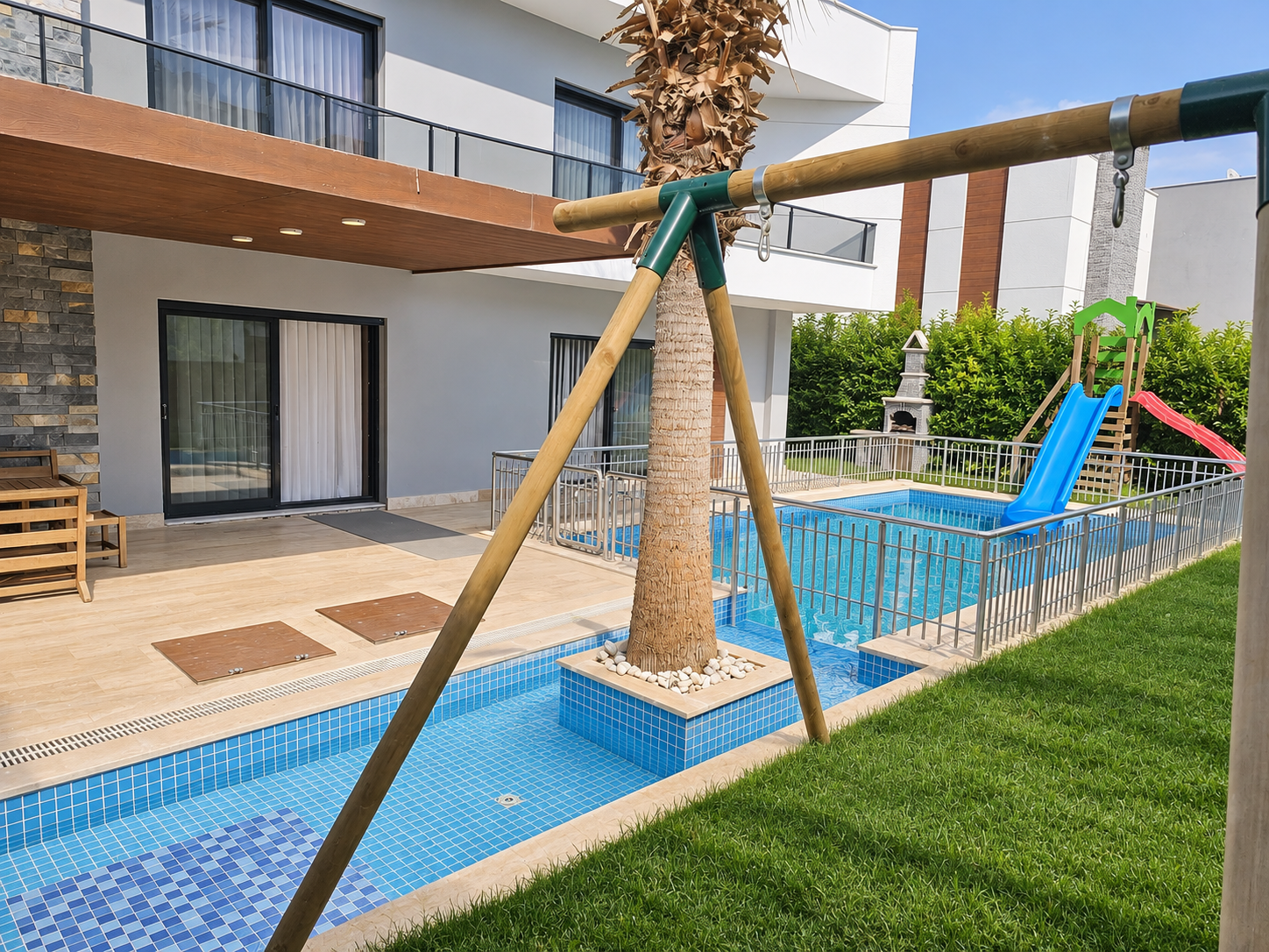 Yavansu Oasis Villaları eşyalı 4+1 kiralık müstakil villa - fotoğraf 6